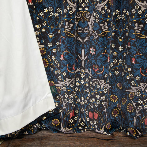 BLACKTHORN Velvet Curtain - Teal secondary image