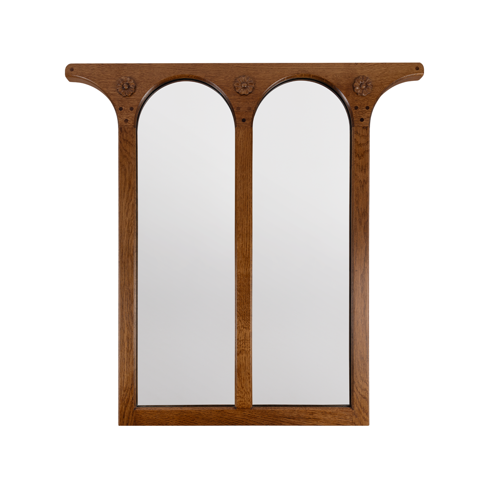 BRUNEL Double Mirror - Oak
