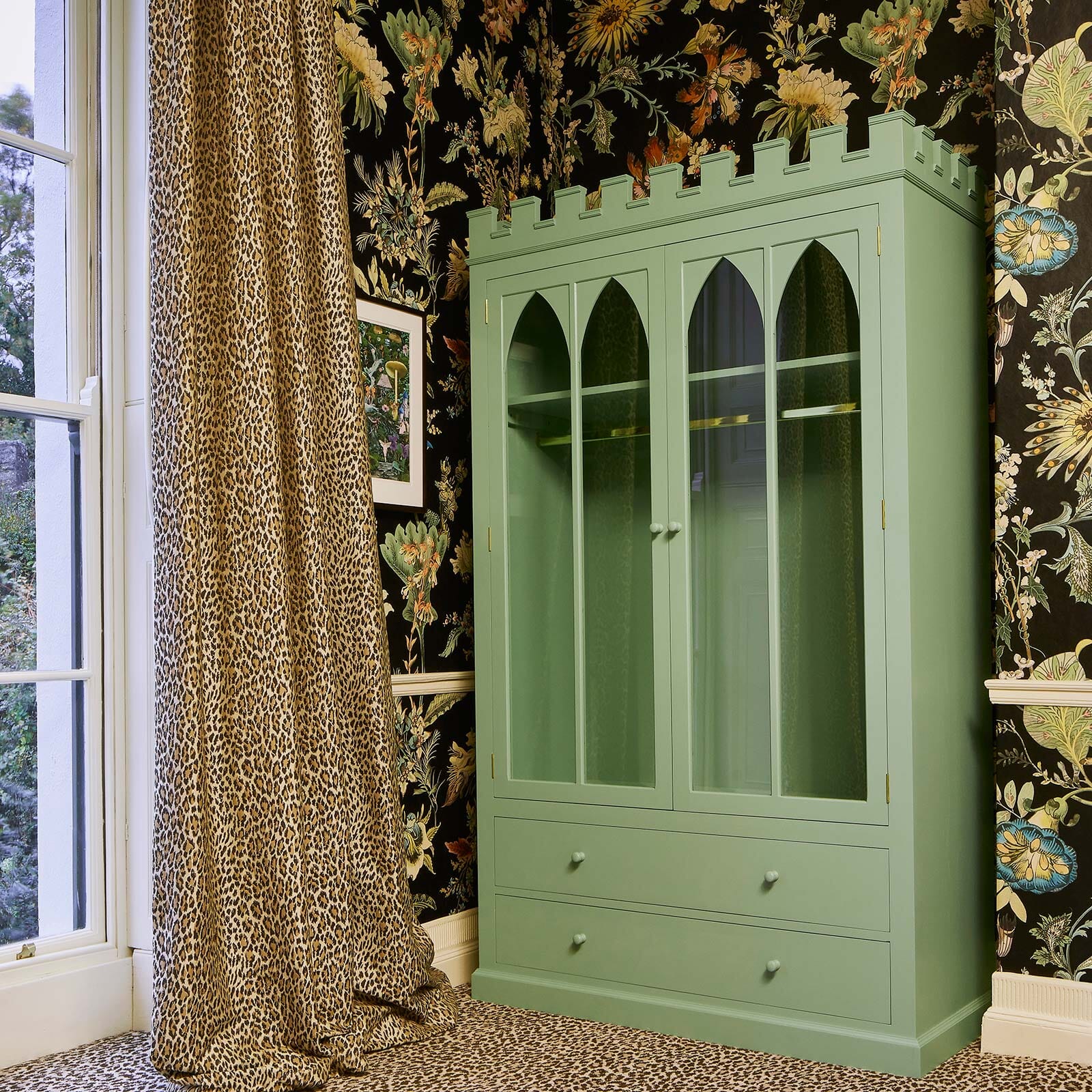 CASTLE Wardrobe - Glass Doors