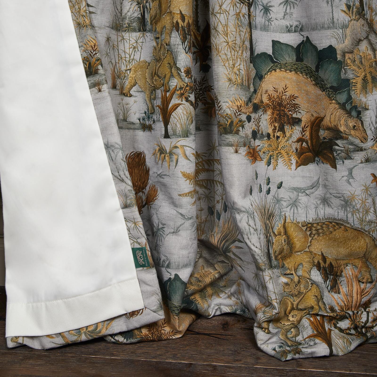DINOSAURIA Cotton Linen Curtain - Dusk