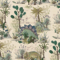 DINOSAURIA Wallpaper - Ecru Sample
