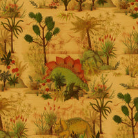 DINOSAURIA Wallpaper - Turmeric Sample