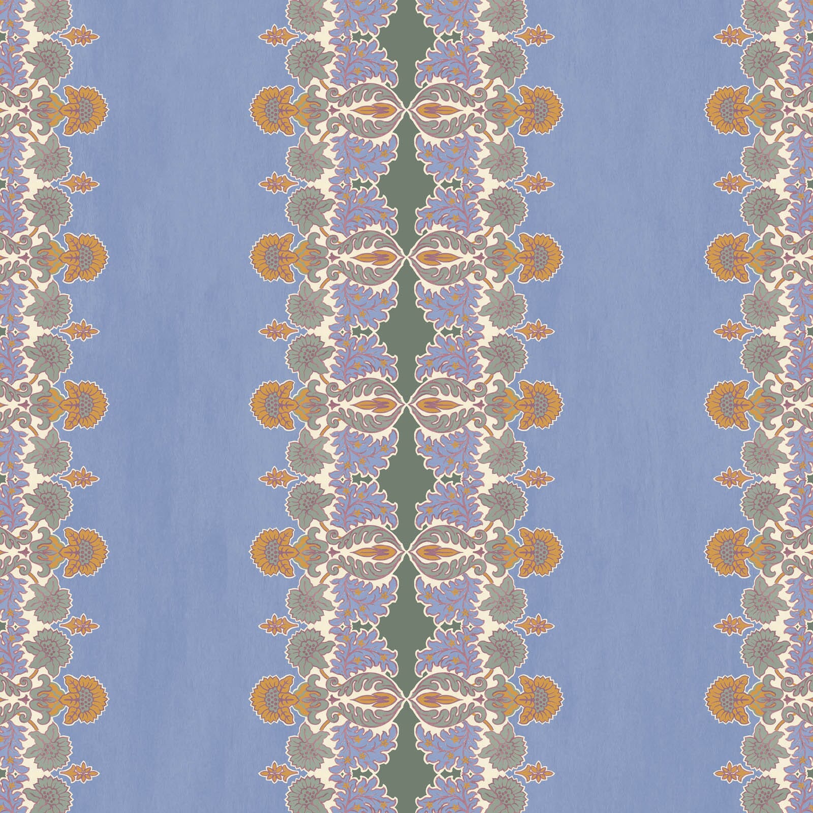 EMANIA STRIPE Wallpaper - Azurite