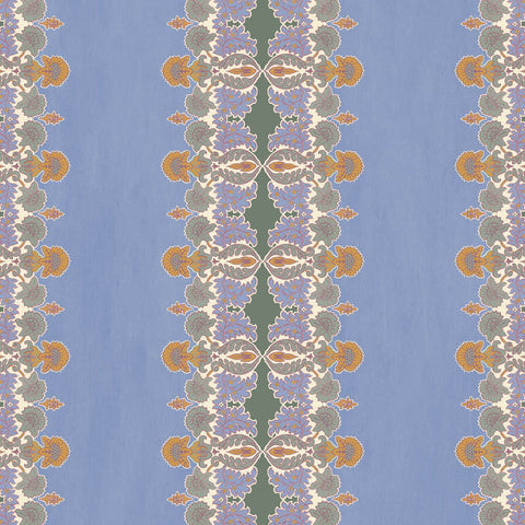 EMANIA STRIPE Wallpaper - Azurite Sample