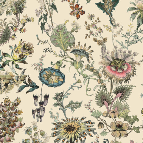 FLORAFANTASIA Wallpaper - Ecru Sample
