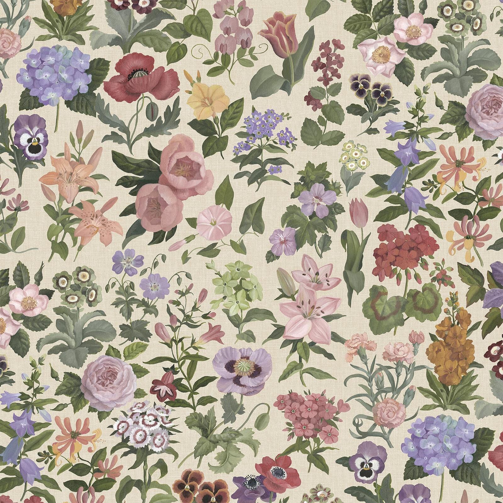 FLORALIA Wallpaper - Ecru Sample