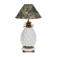 FORIS Malpas Verdure Lampshade with ANANAS Off White Lampstand