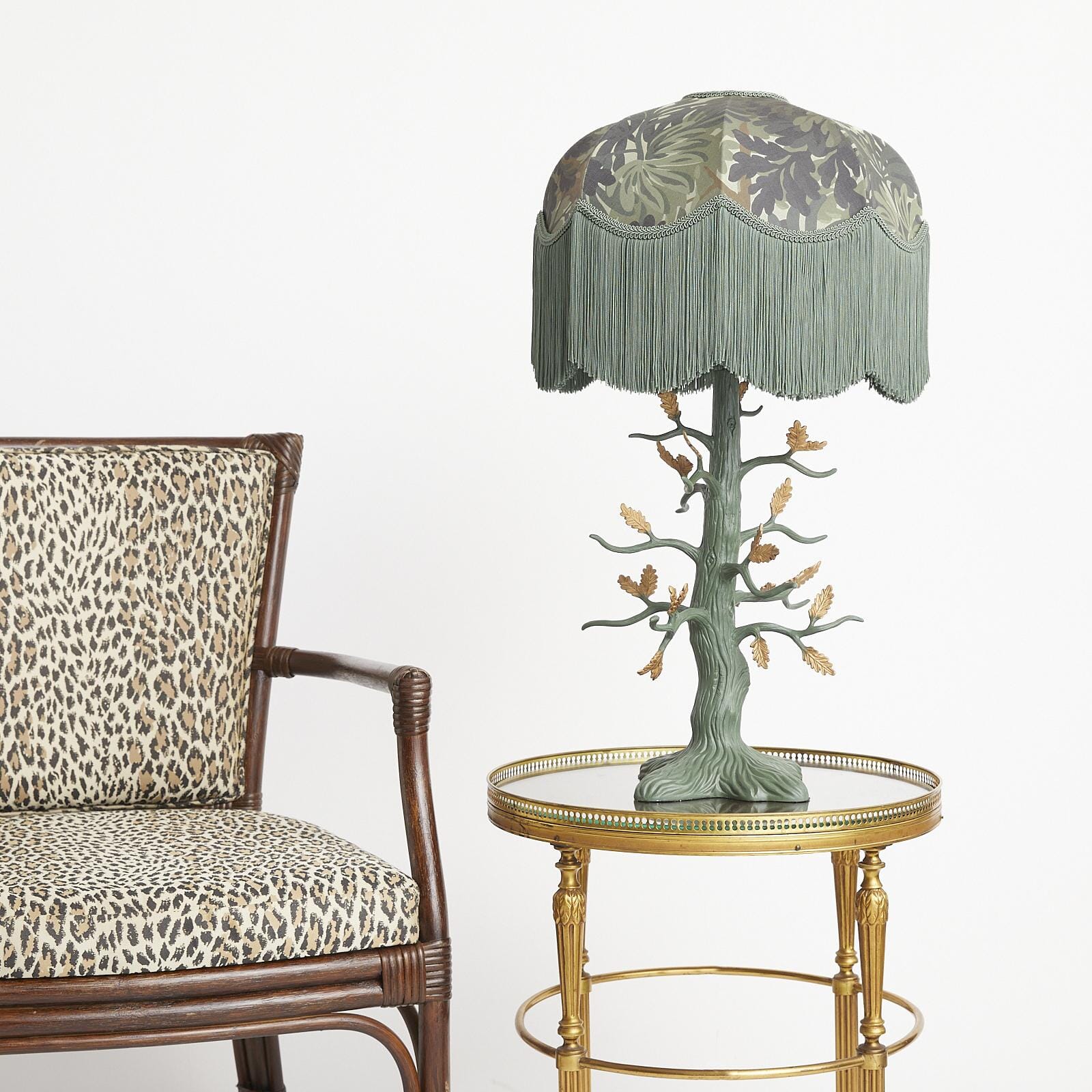 FORIS Cotton Linen Tilia Lampshade - Verdure