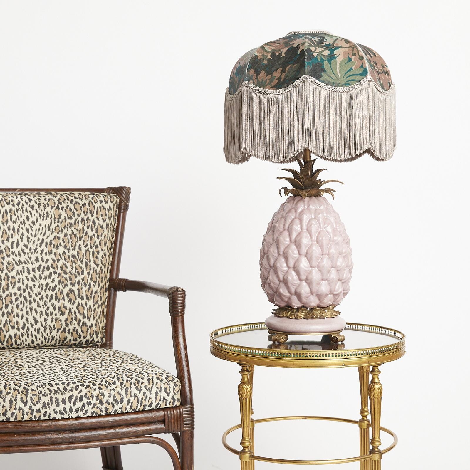 FORIS Velvet Tilia Lampshade - Cerulean
