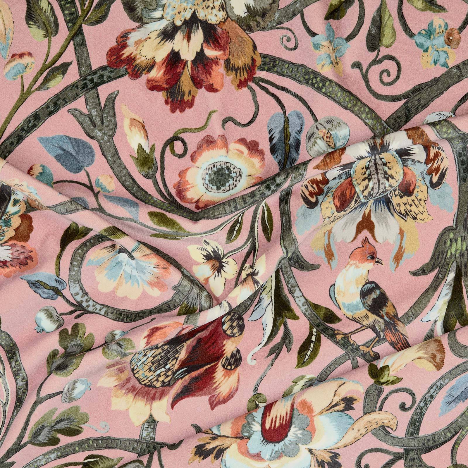 GAIA Velvet Curtain - Blush