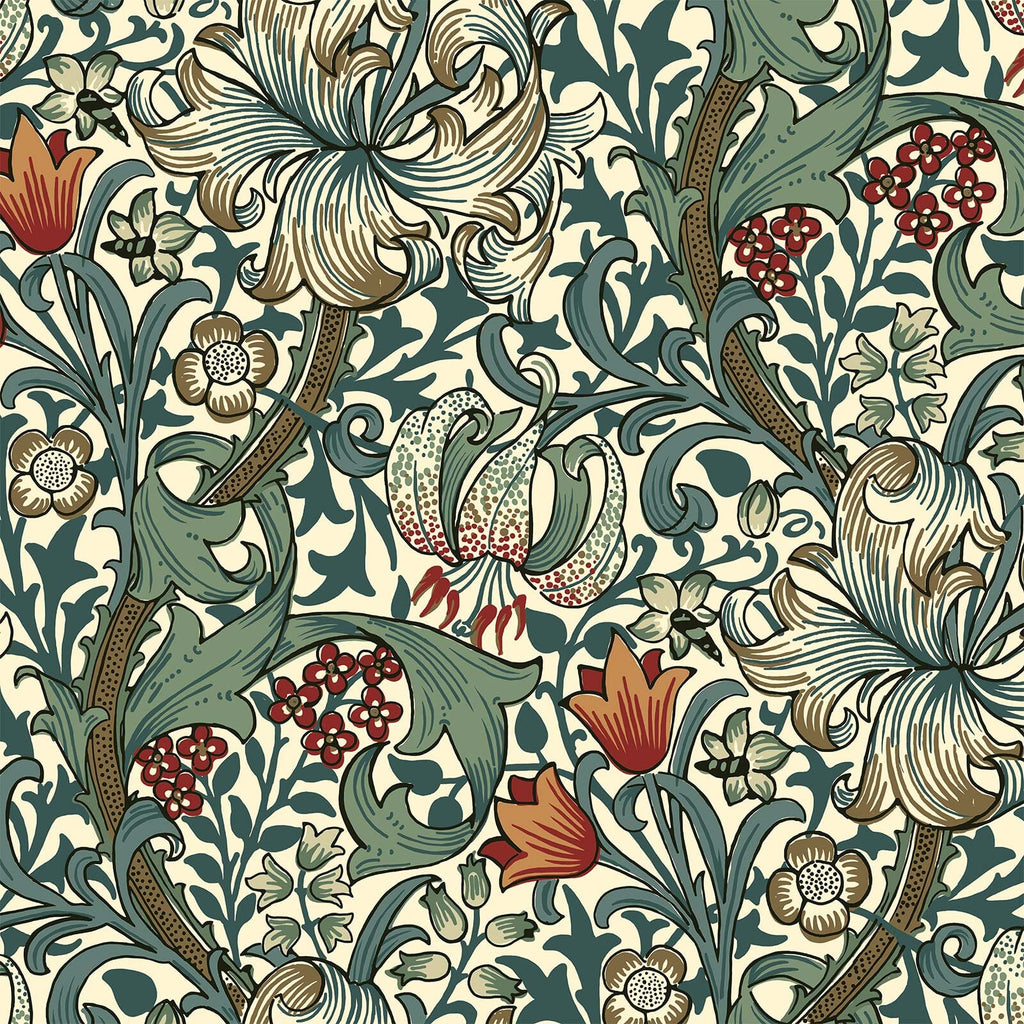 GOLDEN LILY Wallpaper Ecru House of Hackney US