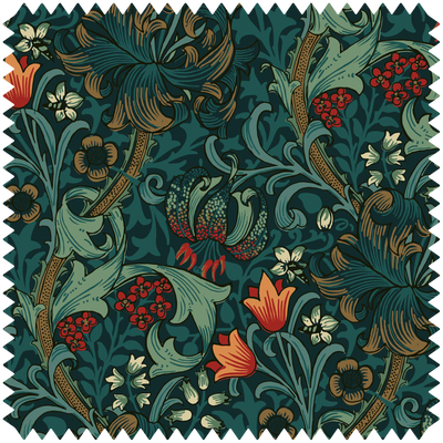 GOLDEN LILY Jacquard - Midnight