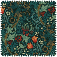 GOLDEN LILY Jacquard - Midnight Sample