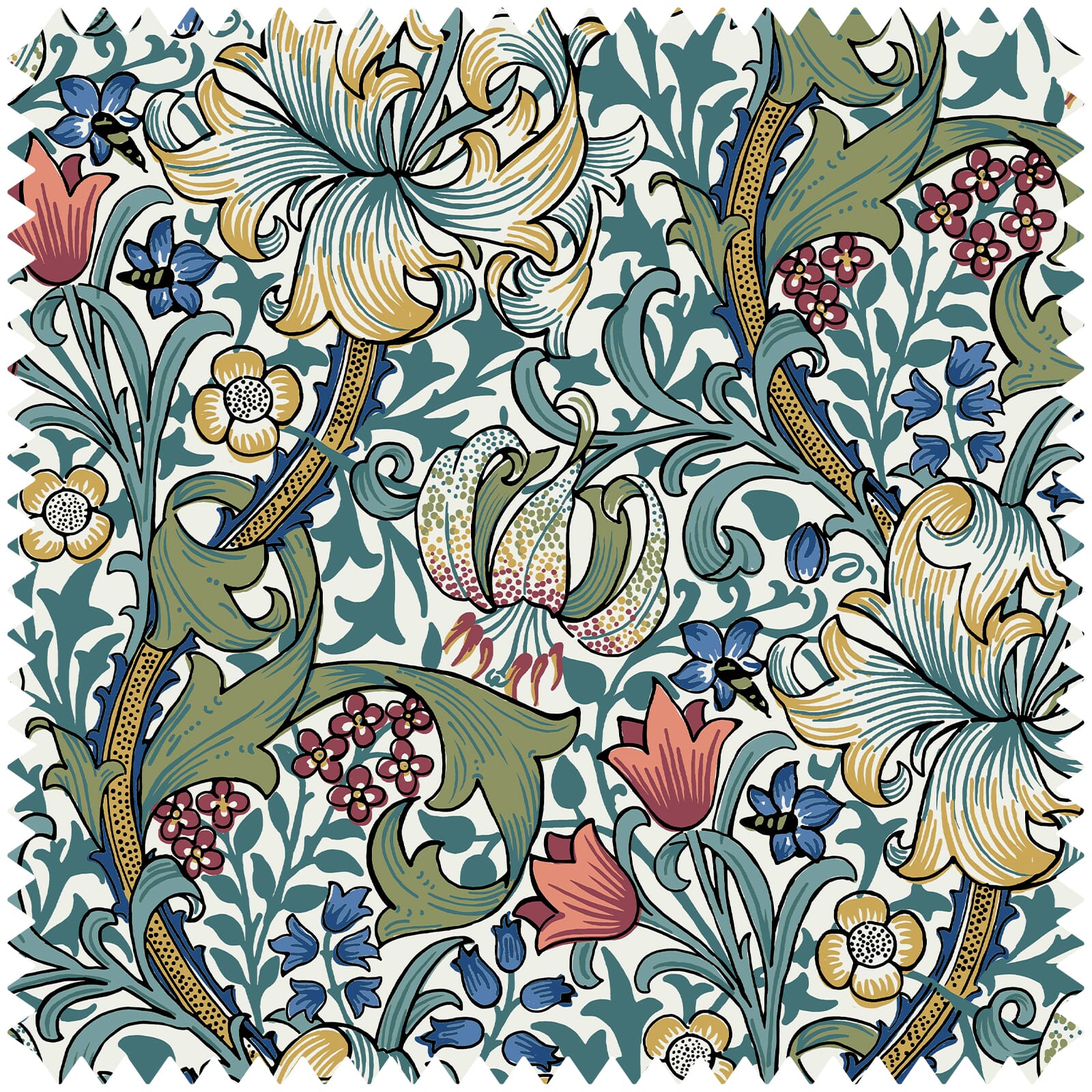 GOLDEN LILY Jacquard - Parchment | House of Hackney – House of