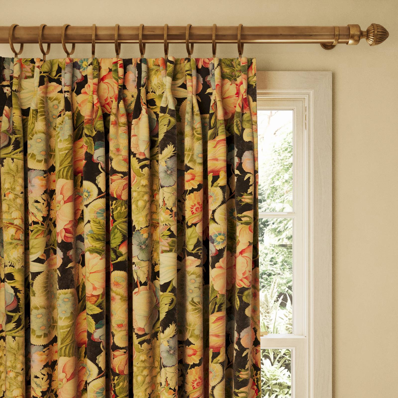AMATORIA Velvet Curtain - Noir