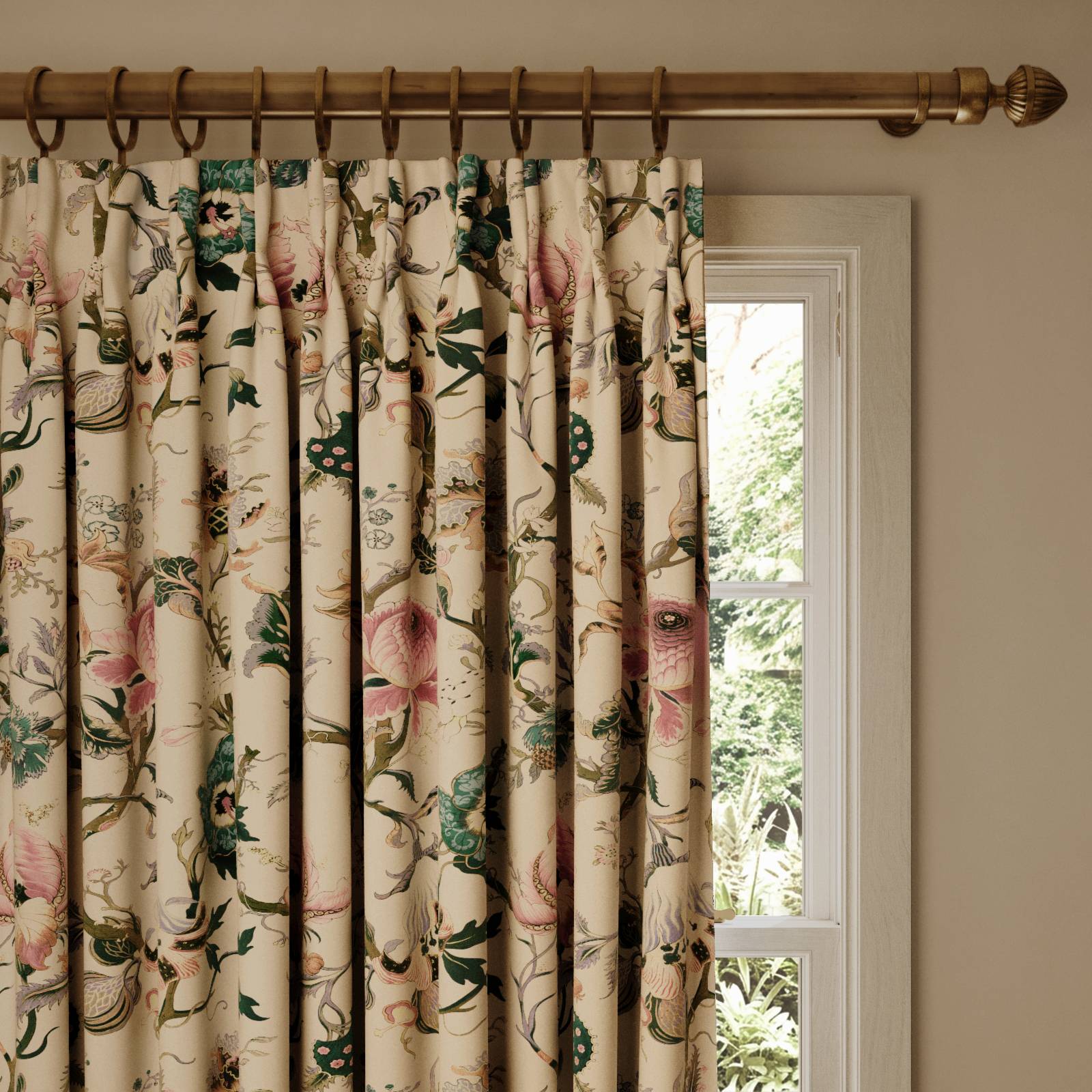 ARTEMIS Cotton Linen Curtain - Off White