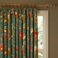 ARTEMIS Velvet Curtain - Petrol