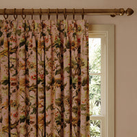 AVALON Cotton Linen Curtain - Puce Pink