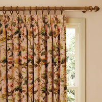 AVALON Cotton Linen Curtain - Puce Pink