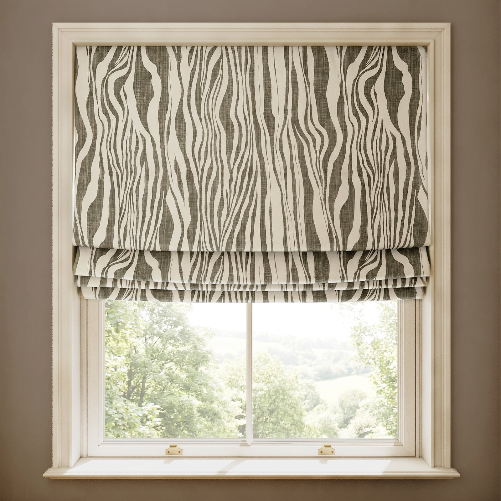 DAZZLE Cotton Linen Blind - Cedar