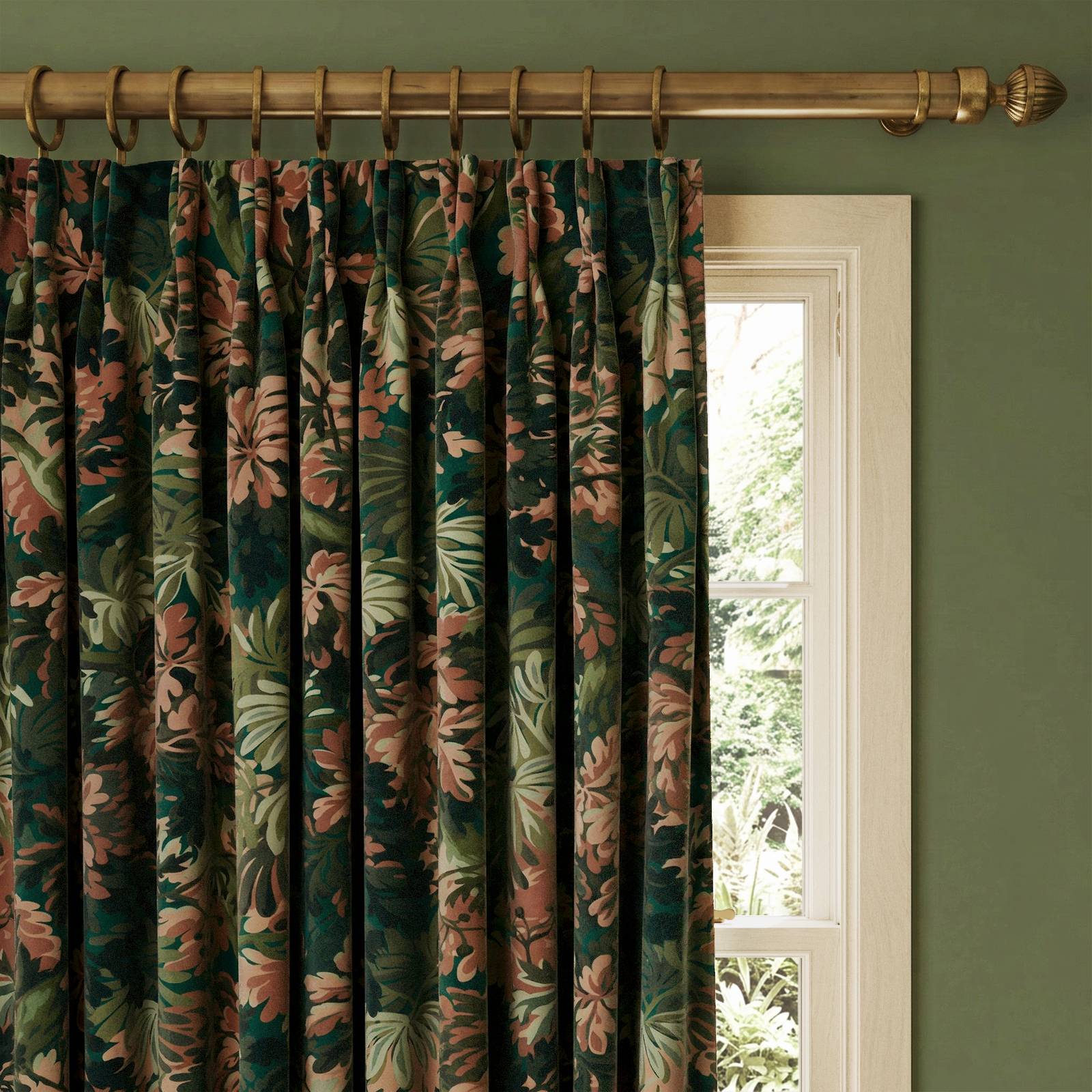 FORIS Velvet Curtain - Cerulean