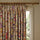HOLLYHOCKS Velvet Curtain - Spring