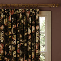 MIDNIGHT GARDEN Velvet Curtain - Multi