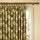 PALMERAL Cotton Linen Curtain - Off White & Green