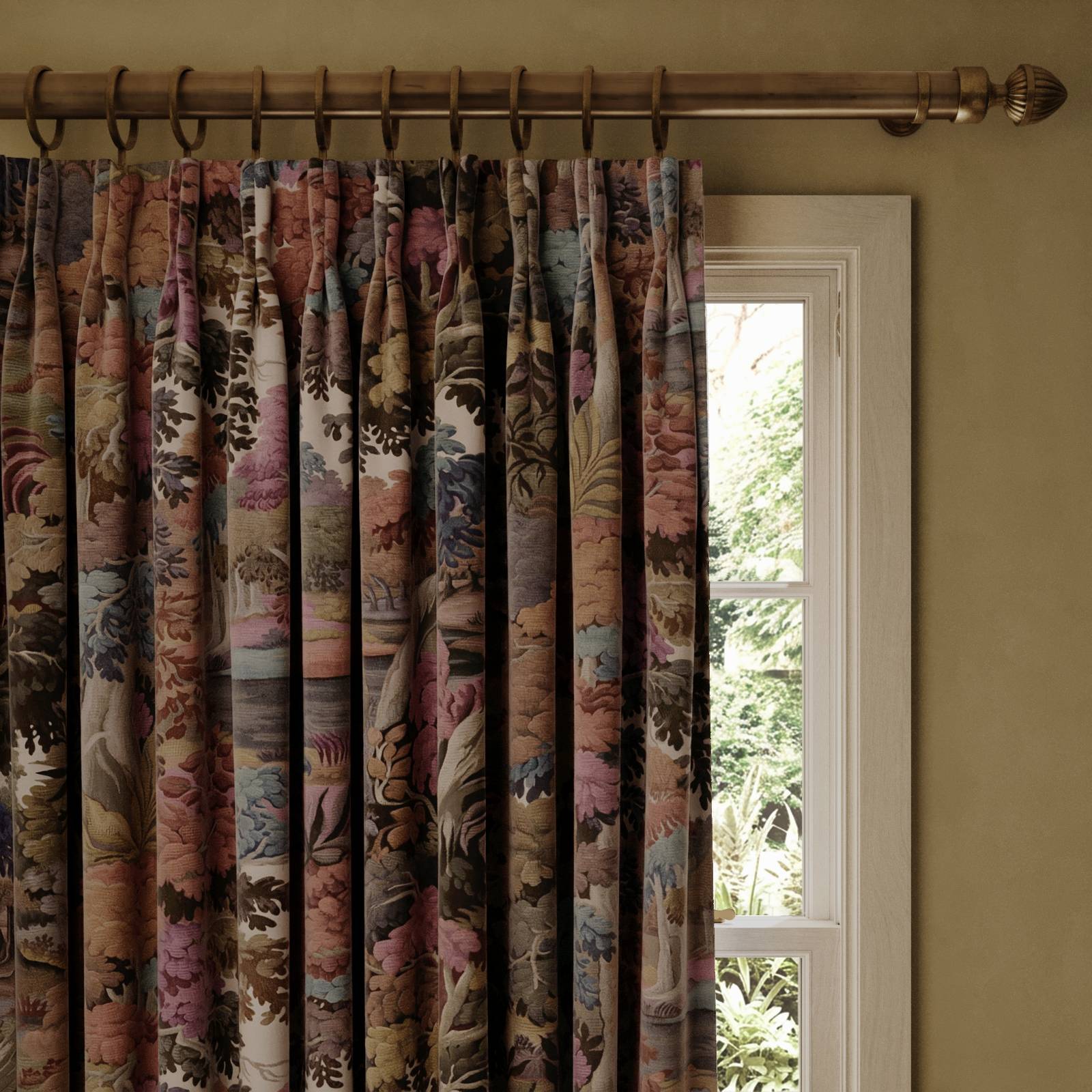 PLANTASIA Cotton Linen Curtain - Prism