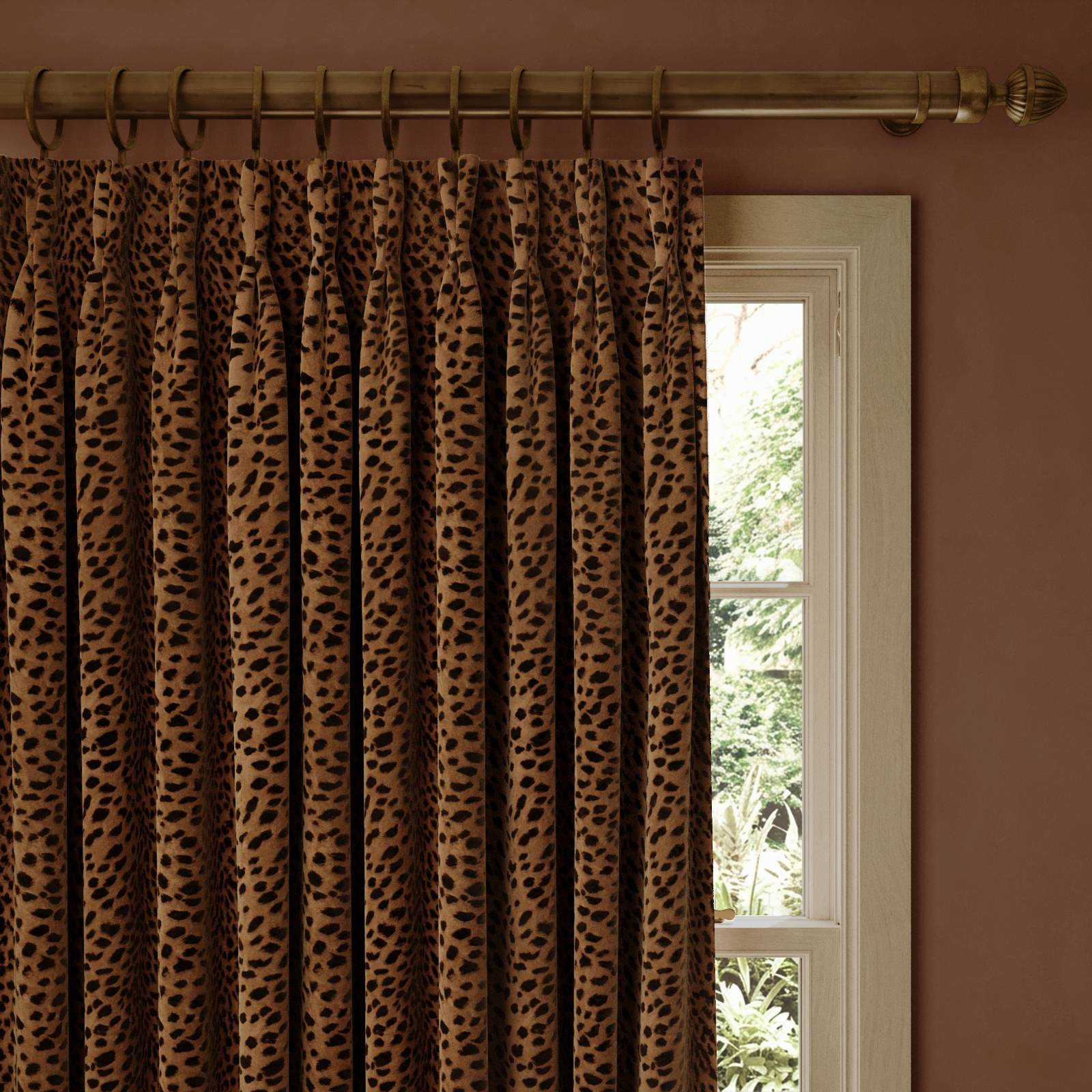 SAVANNA Velvet Curtain - Cosmos