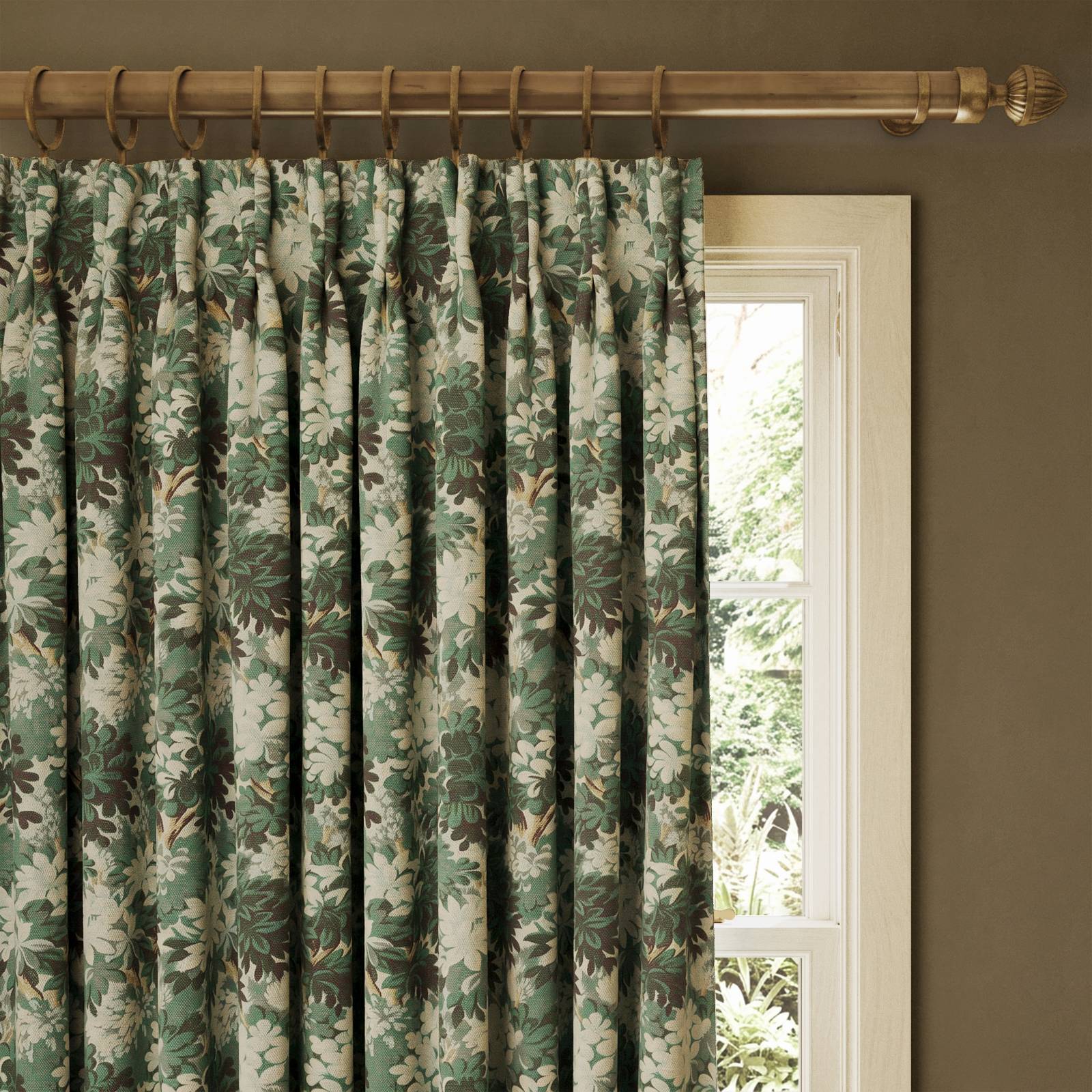 SILVA Jacquard Curtain - Cerulean
