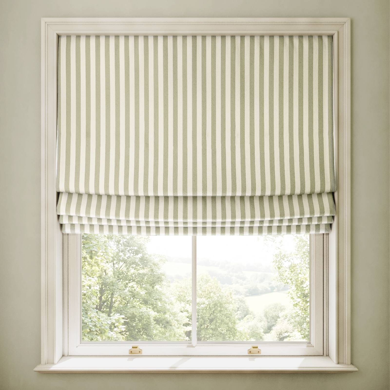 TREMATON STRIPE Blind - Verdigris