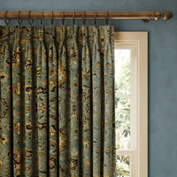 ZANJAN Velvet Curtain - Sapphire