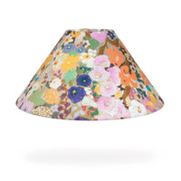 HOLLYHOCKS Cotton Linen Malpas Lampshade - Spring