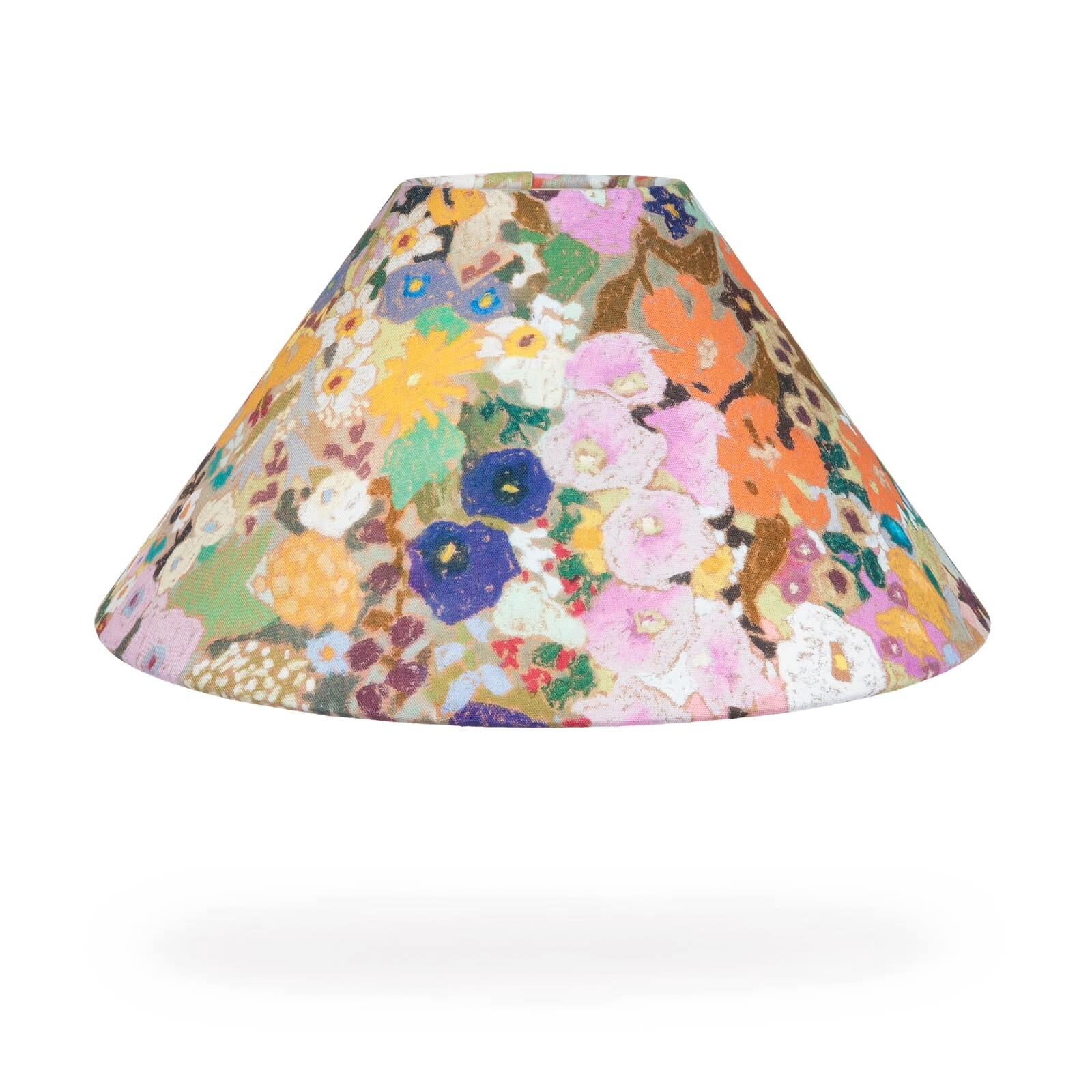 HOLLYHOCKS Malpas Spring Lampshade with ANANAS Quartz Pink Lampstand