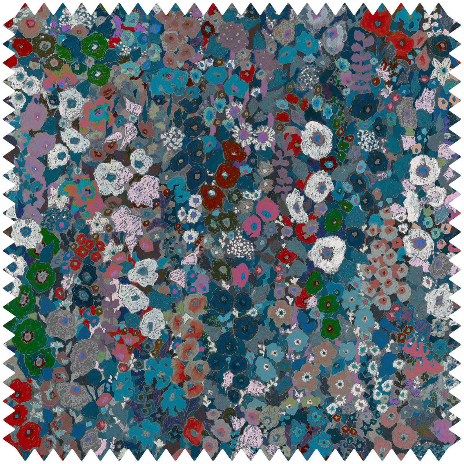 HOLLYHOCKS Velvet - Winter Sample