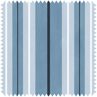 LAURISTON STRIPE Cotton Satin - Sky