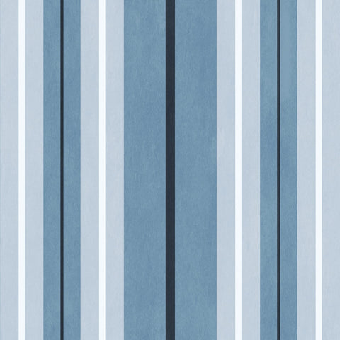 LAURISTON STRIPE Wallpaper - Sky Sample