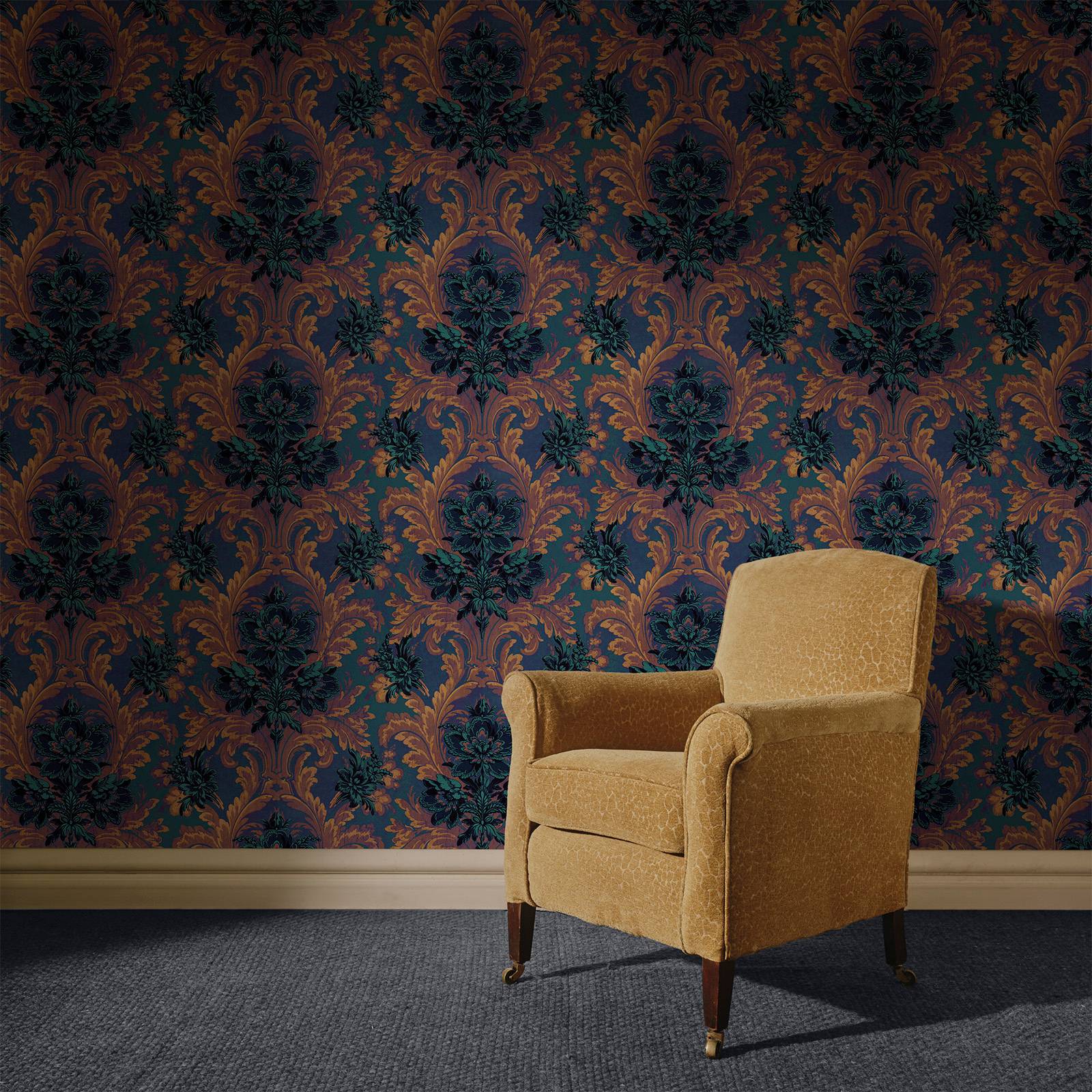 a chair in a room