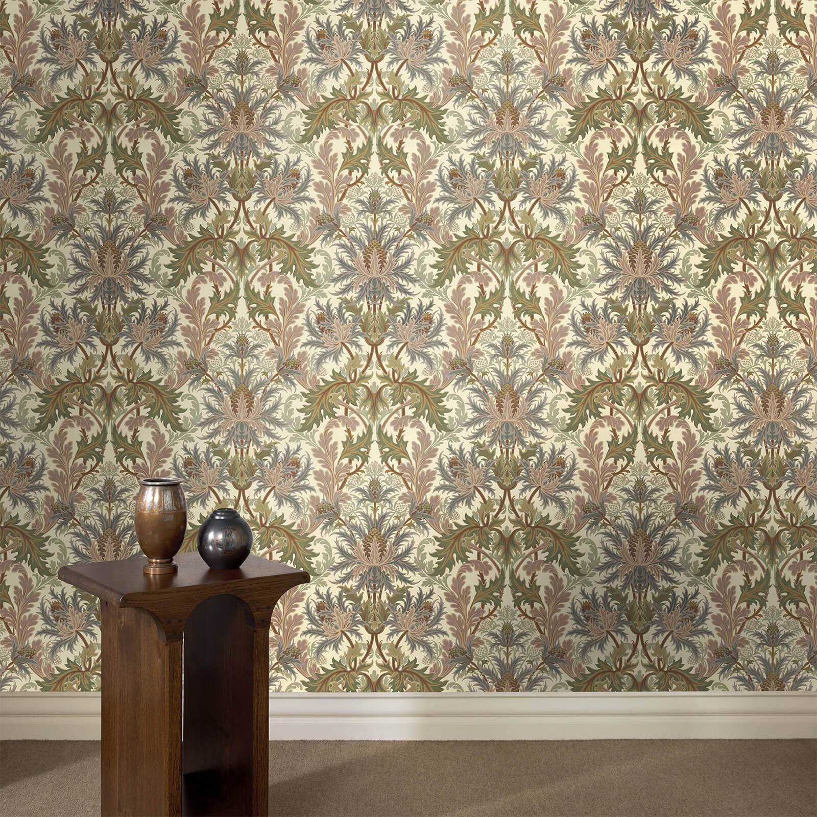 AQUIFOLIA Wallpaper - Ecru