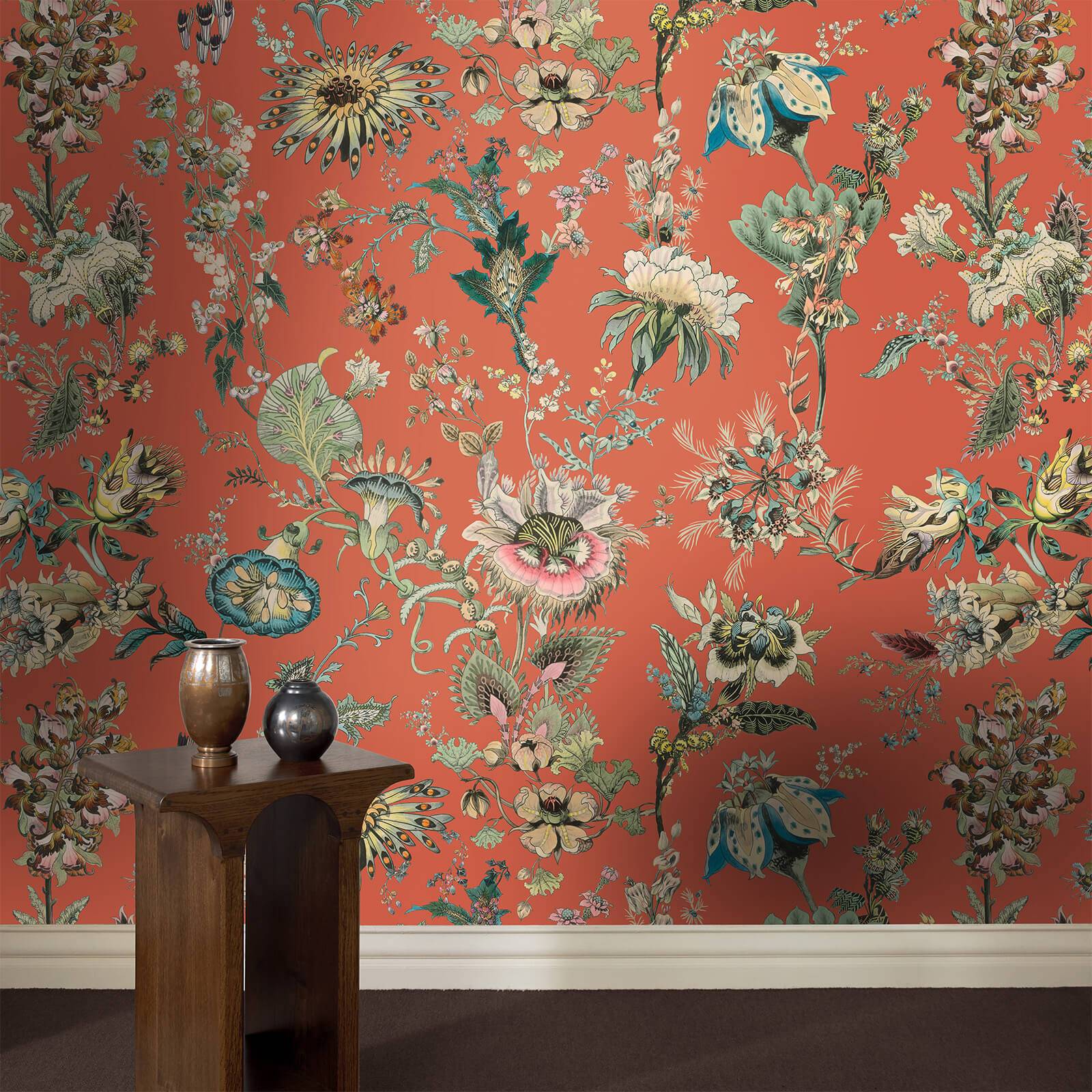 FLORA FANTASIA Wallpaper - Amber