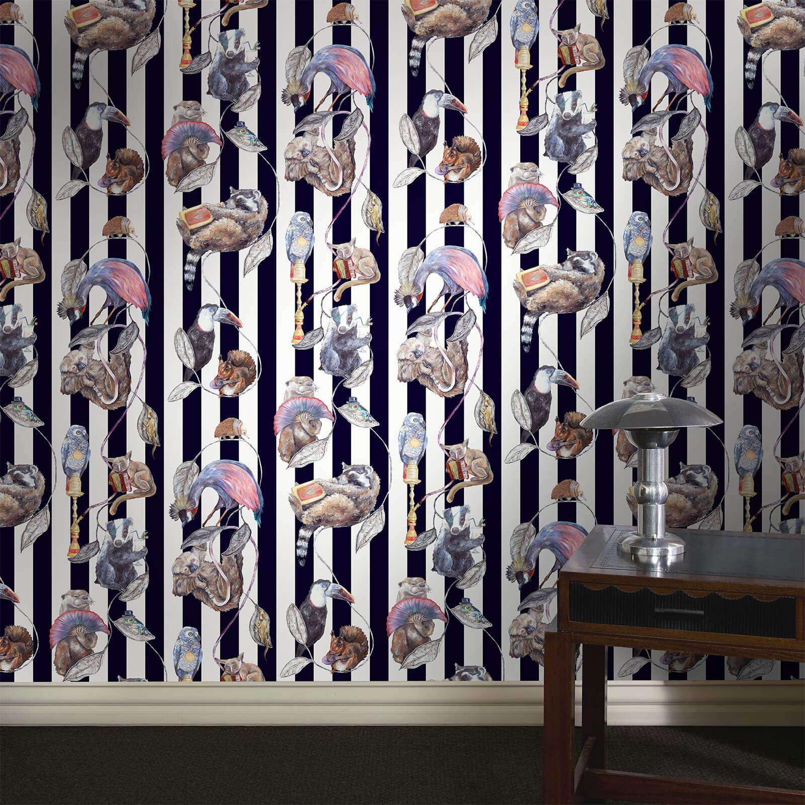 HACKNEY EMPIRE Wallpaper - Midnight Stripe