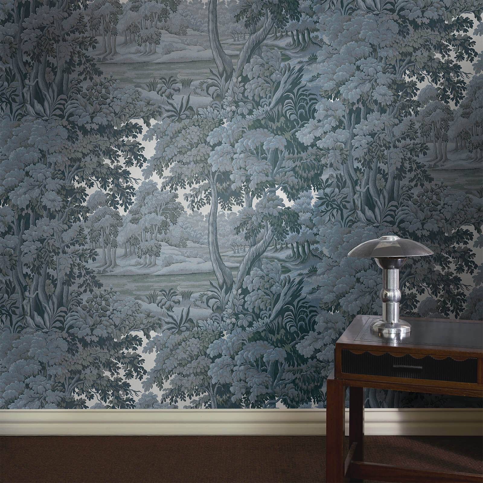 PLANTASIA Wallpaper - Indigo