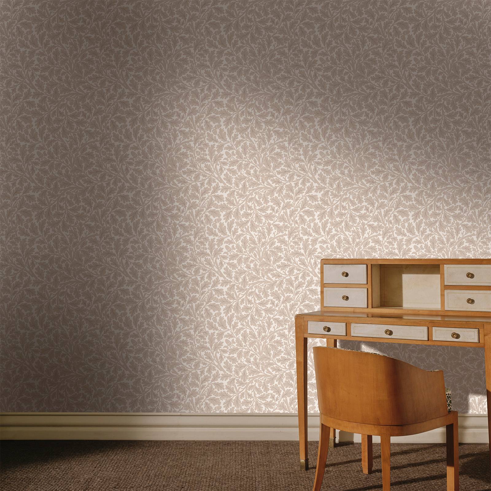 a desk and chair in a room
