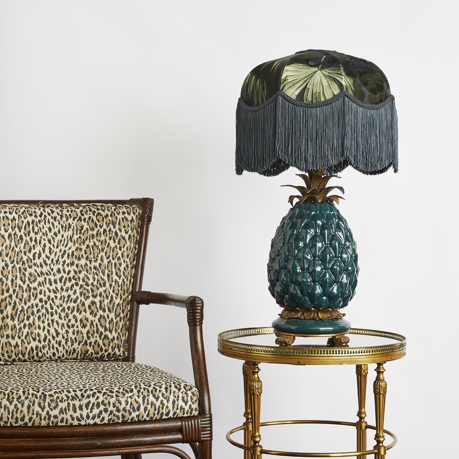 LIMERENCE Velvet Tilia Lampshade - Ink
