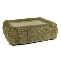 MARA Jacquard Large Nichol Ottoman - Nephrite