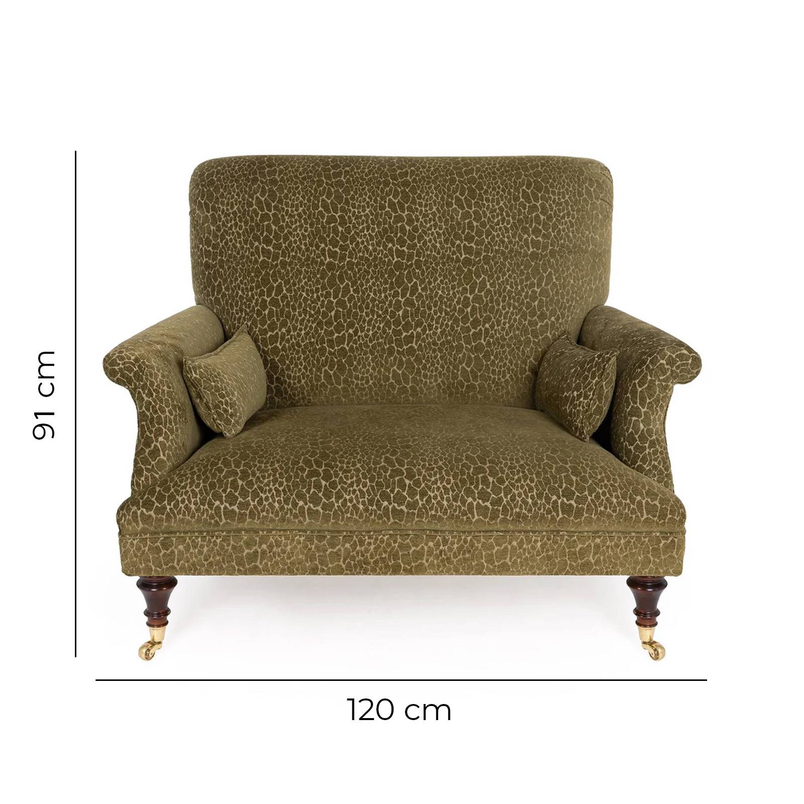 MARA Jacquard Loveseat - Jasper
