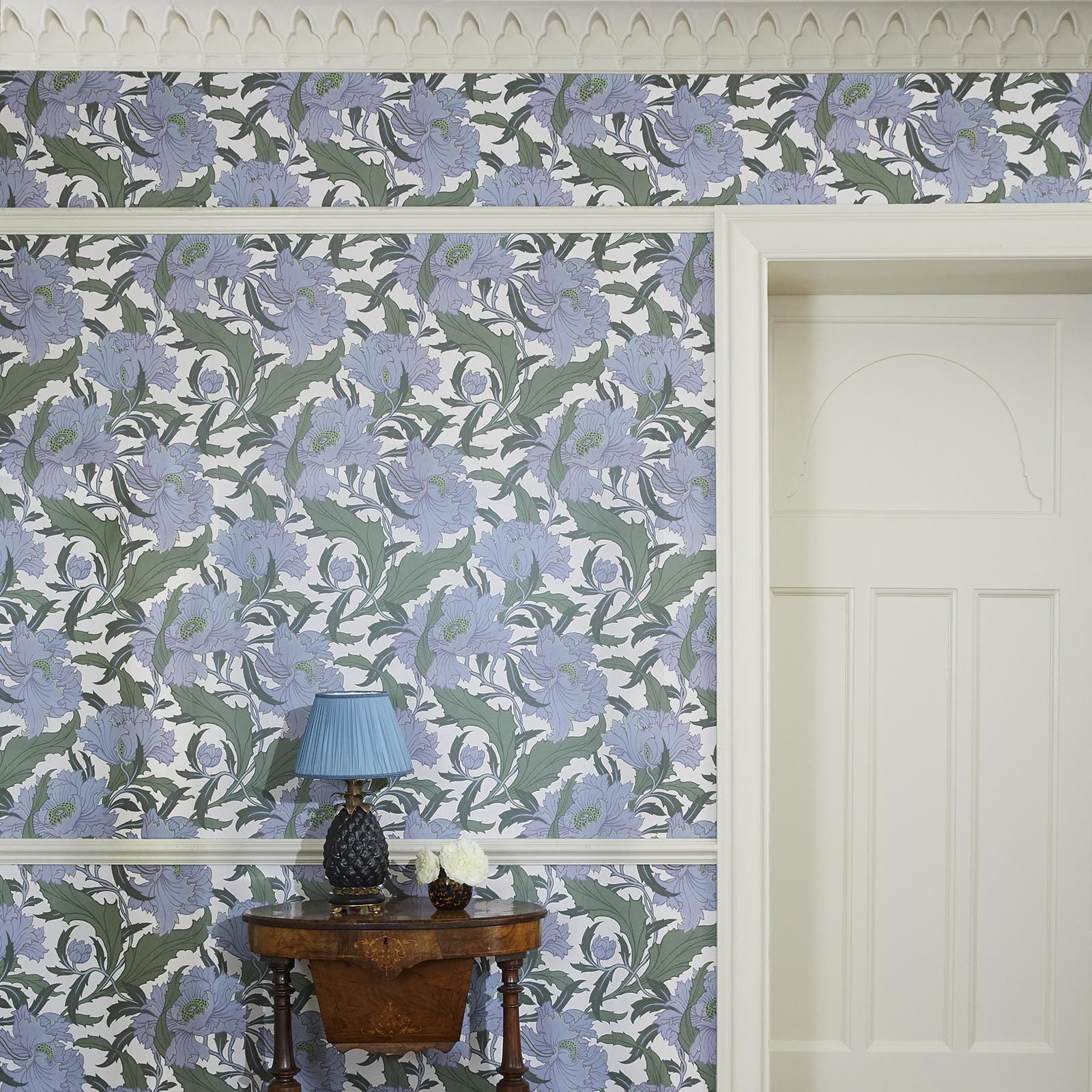 MINERVA Wallpaper - Periwinkle