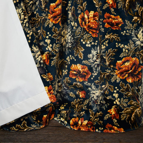 OPIA Velvet Curtain - Midnight secondary image