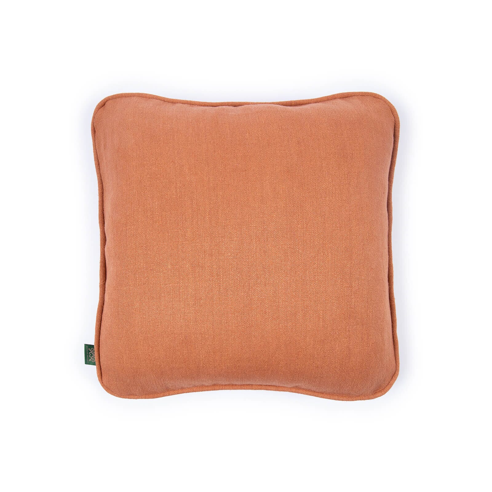 HEAVENLY Hemp Medium Curved Cushion - Tobacco